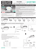 PORTOR LIGHTING PT-BL SERIES Portor Industry 8 Watt 3-Inch LED Gimbal Downlight Installation guide