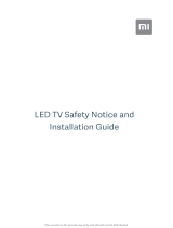 Mi 4 PRO55 LED TV Installation guide