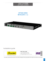 Bodet 608551 Installation guide