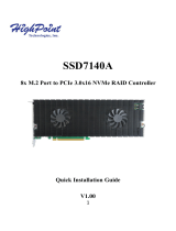 HighPoint Technologies SSD7140A Installation guide