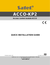 Satel ACCO-KP2 Installation guide