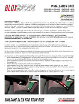 BLOX RACING BXSS-60100 Lowering Links Tesla Installation guide
