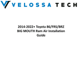 VELOSSA TECH2014-2022+ Toyota 86 FRS BRZ BIG MOUTH Ram Air