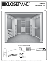 ClosetMaid 7033 Installation guide