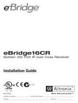 Altronix EBRIDGE16CR Installation guide