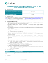 OneSpan Authentication Server OAS Citrix Filter Installation guide