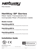 Altronix NetWaySP2 Installation guide