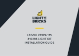 LIGHT BRICKS VESPA 125 LIGHT KIT Installation guide