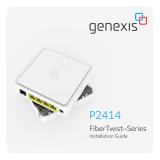 Genexis P2414 Installation guide