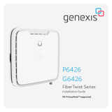 Genexis P6426 Fiber Twist Series Installation guide
