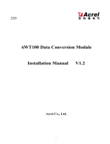 Acrel AWT100 Installation guide