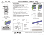 Cal-Royal ADB-702 Automatic Door Bottoms Installation guide