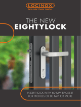Locinox Profiles of 80mm Insert Lock Eightlock Installation guide