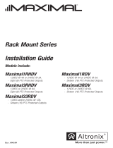 Altronix MAXIMAL Rack Mount Series Installation guide