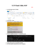 UCP Flash Utility Installation guide