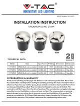 V TAC V-TAC 8566 Underground Lamp User manual