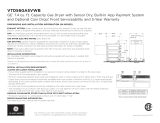 GE Appliances VTD56GASVWB Installation guide