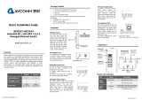 AVCOMM 8010GX2 Installation guide