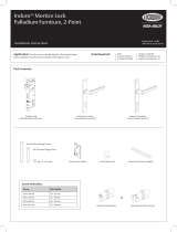 Lockwood Induro 2 Point Mortice Lock Palladium Furniture Installation guide