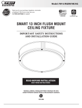 Feit Electric FM13 Smart 13-Inch Flush Mount Ceiling Fixture Installation guide