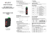 ANTAIRA IMP-C1000-SFP Series Installation guide