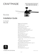 Craftmade NIC56 Installation guide