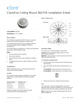 clare CLR-C1-360PIR Installation guide