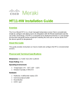 Cisco Meraki MT11-HW Installation guide