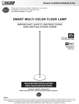 Ningbo Sunpu Led LUM-FLD20X110W08BK-3WF Smart Multicolor Floor Lamp Installation guide