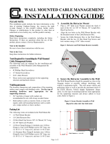 CLIPPER CREEK Wall Mounted Cable Management Installation guide