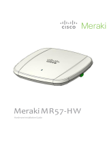 Cisco Meraki MR57 HW Installation guide