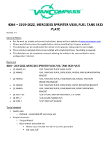 VAN COMPASS 4064 Mercedes Sprinter VS30 Fuel Tank Skid Plate Installation guide