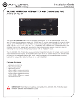 Atlona AT-UHD-EX-70C-TX Installation guide