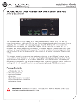 Atlona AT-UHD-EX-70C-RX Installation guide