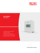 Roth Softline termostat, digital hvit Installation guide