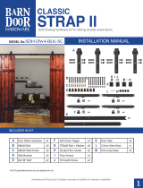 BARN DOOR SDH-DW4-BLK-SC Installation guide