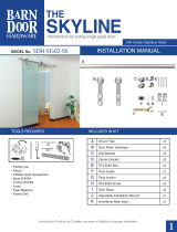 BARN DOOR SDH-SG02-SS Installation guide