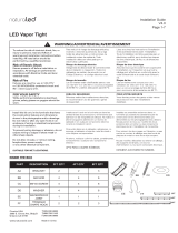 NaturaLED 9281 LED Vapor Tight Installation guide
