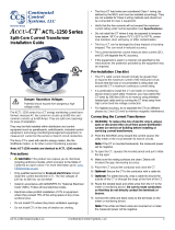 CCS ACTL-1250 Installation guide