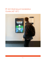 SlimLine PF AO 43-55 Wall Mount Installation guide