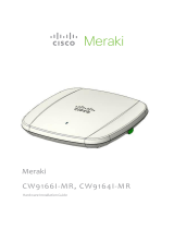 Cisco CW9166I-MR Meraki Ultra-High Performance Access Points Installation guide