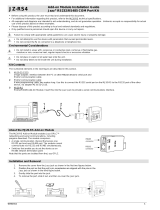 Unitronics JZ-RS4 Installation guide