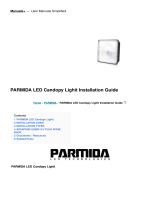 PARMIDA LED Candopy Lighit Installation guide