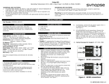 SYNAPSE Bridge 485 Wireless Sensor Interface Installation guide