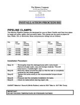 Skinner Pipeline Repair Clamp Installation guide