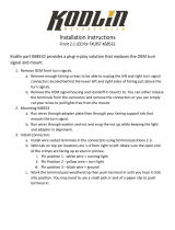 KODLin Front 2-1 LED Installation guide