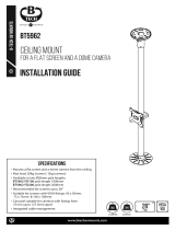 B-Tech BT5962 CCTV and Flat Ceiling Mount Installation guide