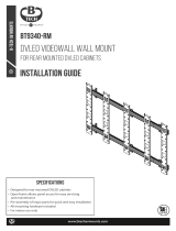 B-Tech B-TECH BT9340-Rm DVLED Videowall Wall Mount Installation guide