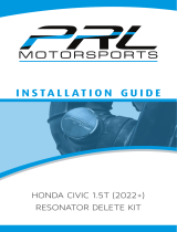 PRL MOTORSPORTS PRL-HC11 Installation guide