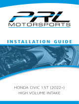 PRL MOTORSPORTS HONDA CIVIC 1.5T Installation guide